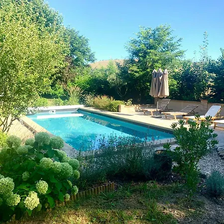 19th Century Mansion With Pool Near Castres 펜션 *